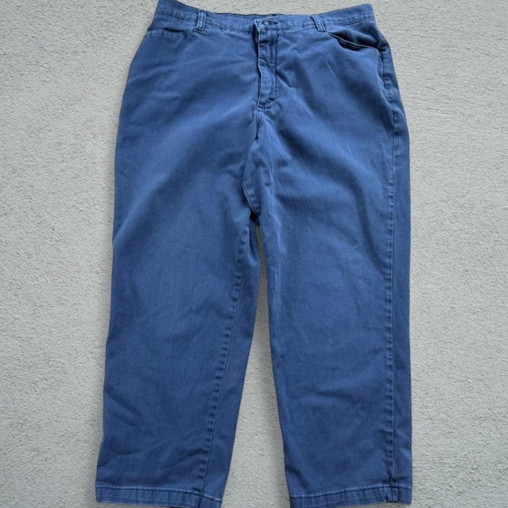 Lee Mens Cotton Spandex Pants Size 32 Blue